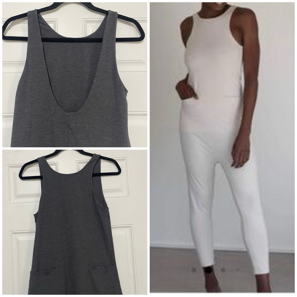 Lunya Restore Grey Jumpsuit Size XS